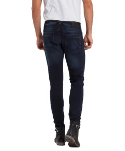 Cross Jeans Tapered Fit Jimi aus blauem Sweat Denim
