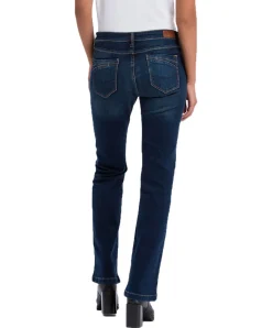 Cross Lauren - Regular-Fit Jeans mit weitem Bein