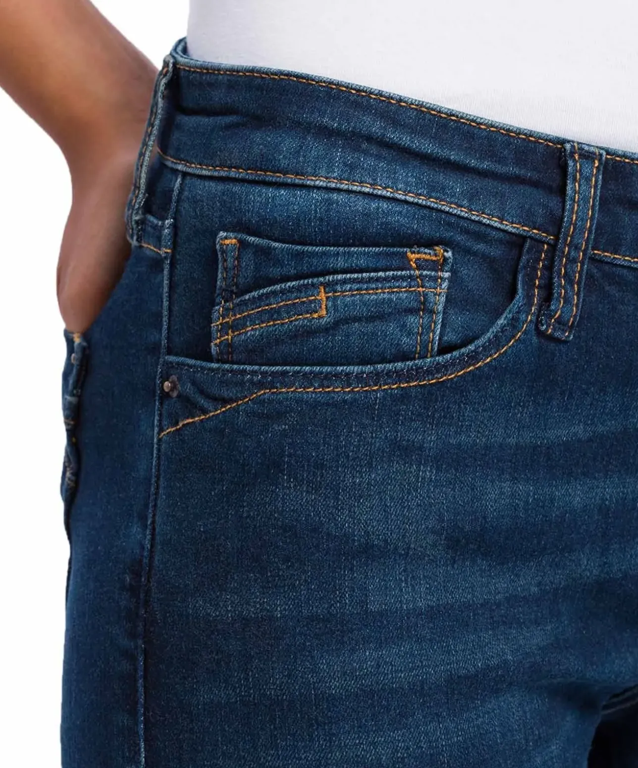 Cross Lauren - Regular-Fit Jeans mit weitem Bein