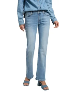 Cross Lauren Jeans mit ausgestelltem Bein in Hellblau