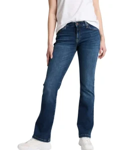 Cross Lauren Jeans mit ausgestelltem Bein in Dunkelblau