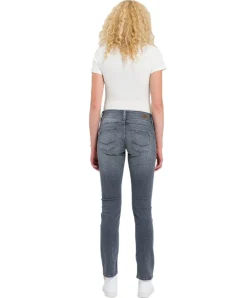 Cross Loie Jeans Regular Fit mit Doppelknopf in Mittelgrau