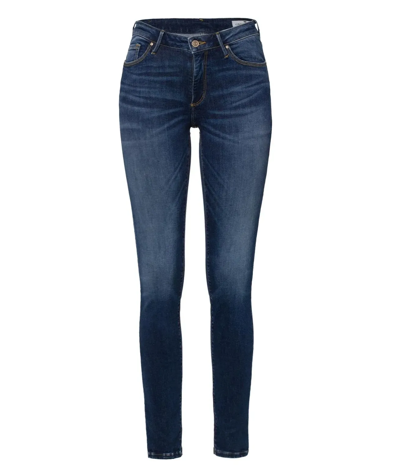 Cross Skinny Jeans High Waist Alan in Dunkelblau