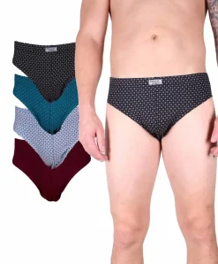 7Days Bodywear Herren Slips (4 Stück) in gemustertem Design