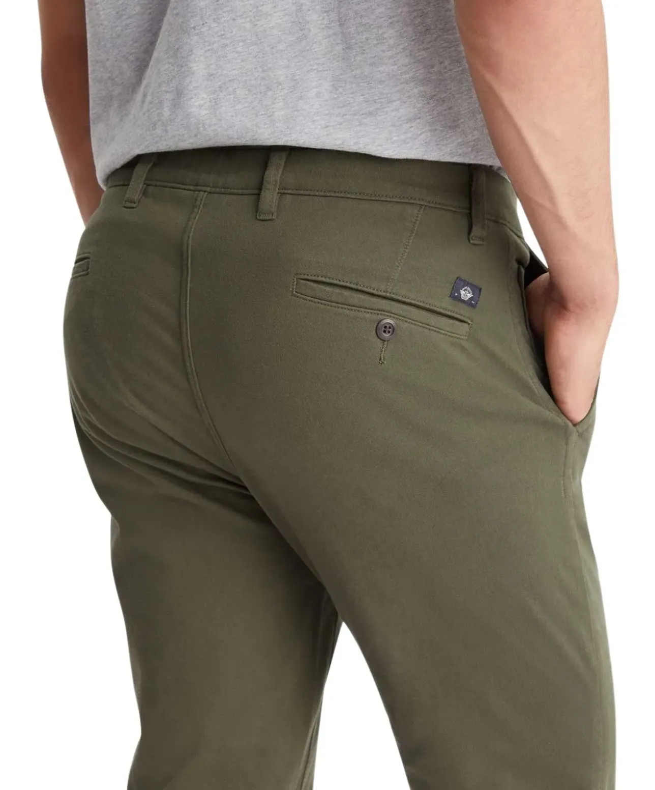 Dockers Alpha - Chino Hose aus grünem Supreme Flex Material
