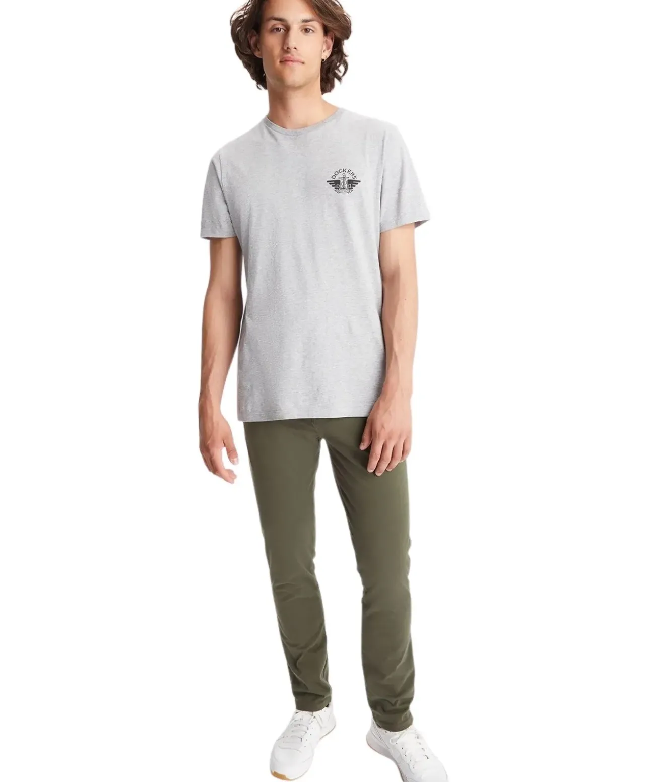 Dockers Alpha - Chino Hose aus grünem Supreme Flex Material