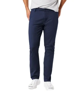 Dockers Alpha - marineblaue Chino hose mit flexiblen Hosenbund