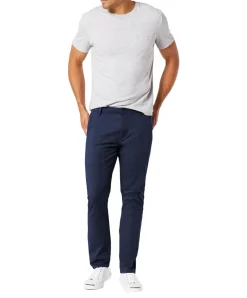 Dockers Alpha - marineblaue Chino hose mit flexiblen Hosenbund