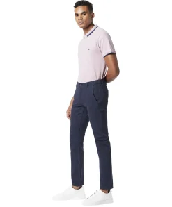 Dockers Alpha - marineblaue Chino hose mit flexiblen Hosenbund