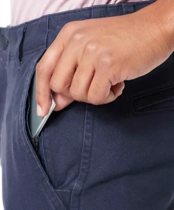 Dockers Alpha - marineblaue Chino hose mit flexiblen Hosenbund
