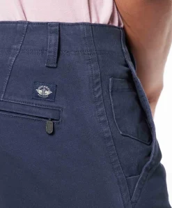 Dockers Alpha - marineblaue Chino hose mit flexiblen Hosenbund
