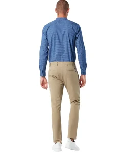Dockers Chinohose Alpha in beige und flexiblen Hosenbund