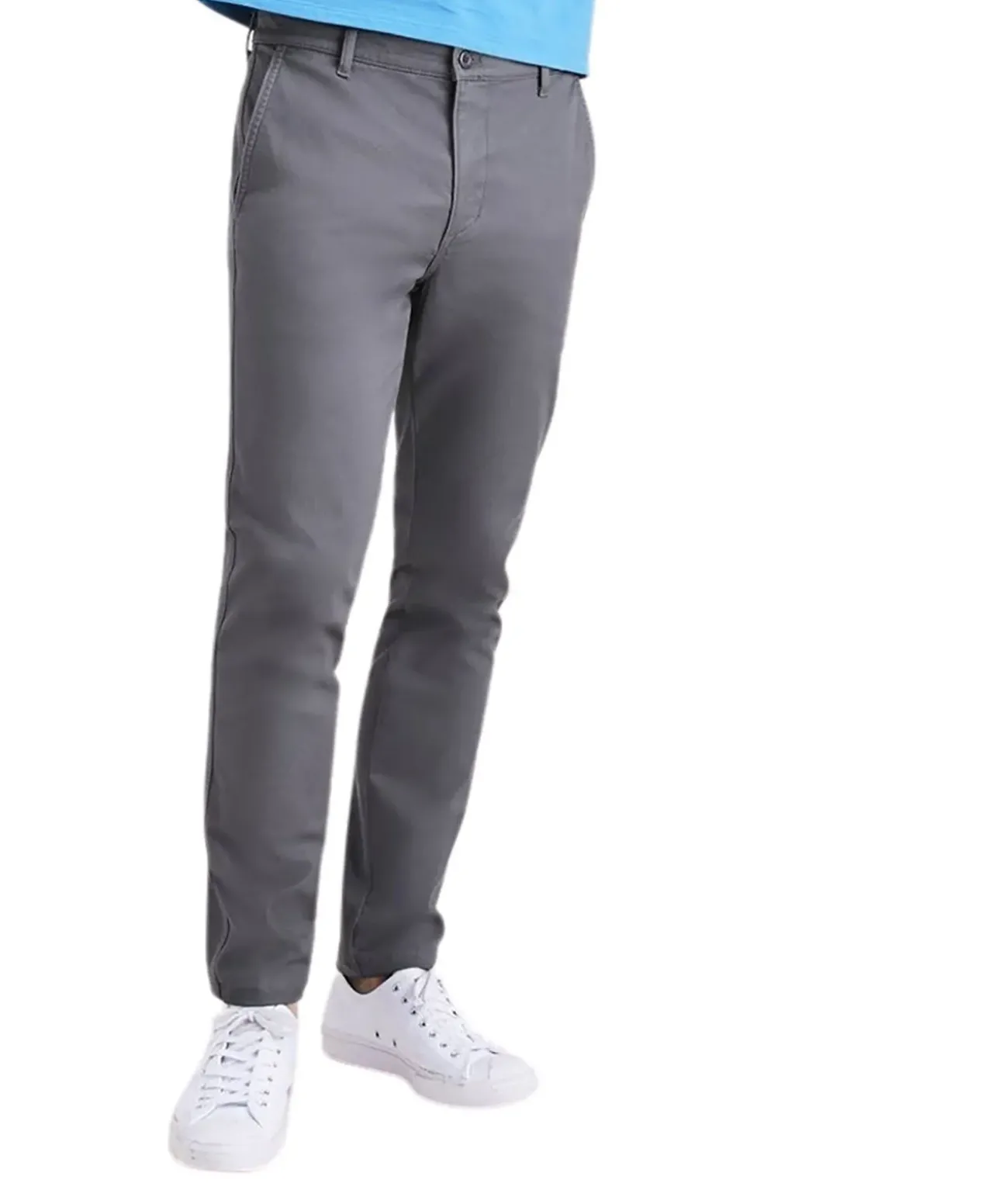 Dockers Chinohose Original Skinny Fit mit Mittelgrau