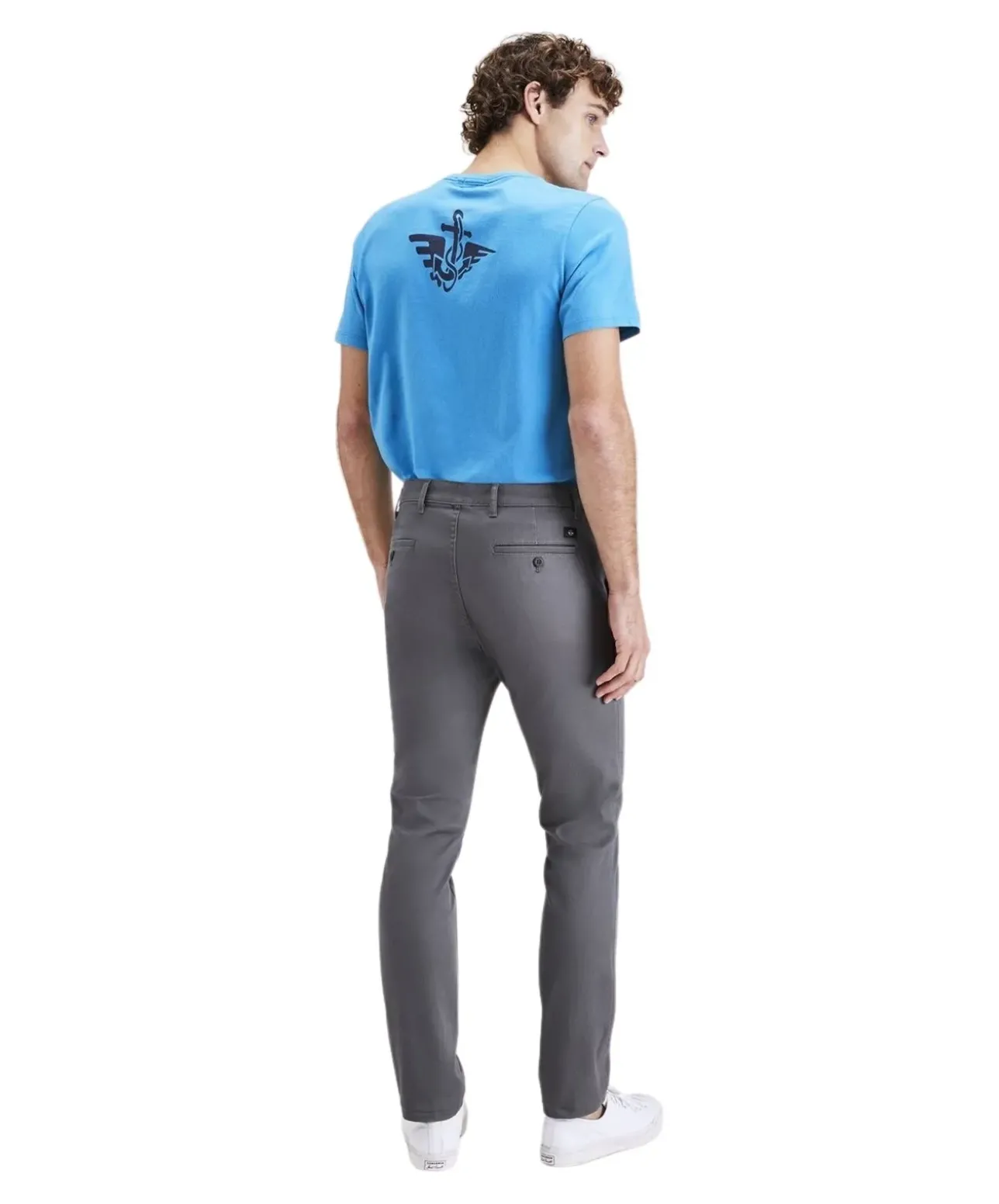 Dockers Chinohose Original Skinny Fit mit Mittelgrau