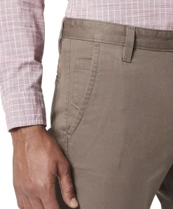 Dockers Hose Alpha Slim Tarped in Dark Pebble