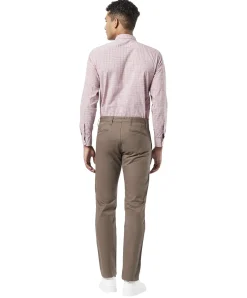 Dockers Hose Alpha Slim Tarped in Dark Pebble