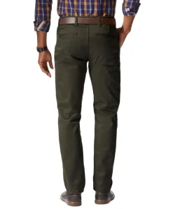 Dockers Hose Alpha Slim Tarped in grünem Olive