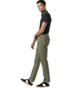 Dockers Hose Alpha Slim Tarped in grünem Olive