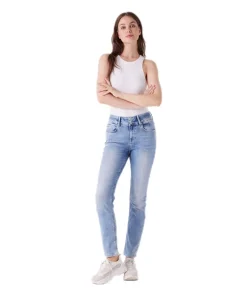 Garcia Caro Jeans Curved in hellem Bleached
