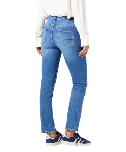 Garcia Celia 248 Jeans Straight Fit in Mittelblau