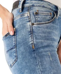 Garcia Celia Jeans mit hoher Taille in Vintage Used