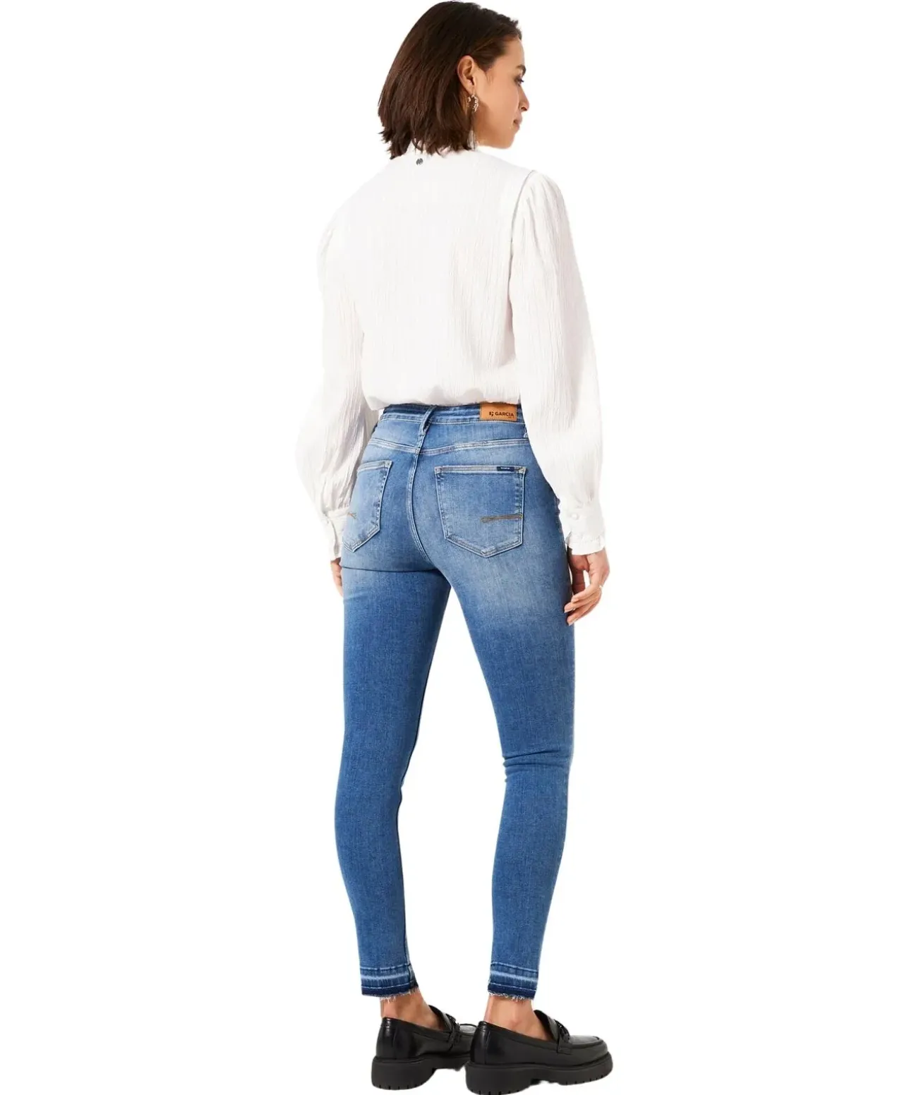 Garcia Celia Jeans Slim Fit in blauer Vintage Waschung