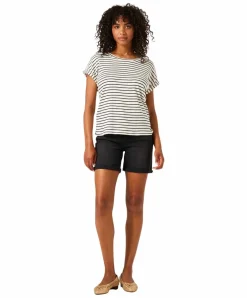 Garcia Celia Slim Bermuda Jeans in Dark Used
