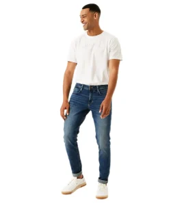 Garcia Herren Jeans Tapered Rocko 690 in Mittelblau