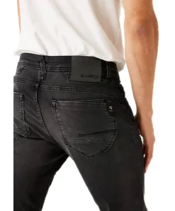 Garcia Herren Jeans Tapered Rocko in dunklem Used Grey