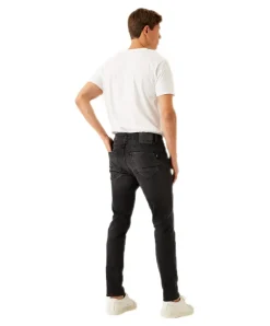 Garcia Herren Jeans Tapered Rocko in dunklem Used Grey