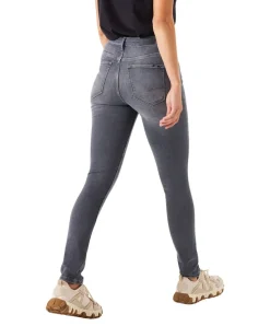 Garcia Jeans Celia in Grau mit hoher Taille