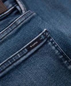 Garcia Jeans Flared Celia 245 in Mittelblau mit hoher Taille