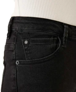 Garcia Jeans Flared Celia 245 in Schwarz mit hoher Taille