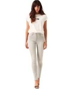 Garcia Jeans Slim Fit Celia 244 aus grauem Stretch-Denim