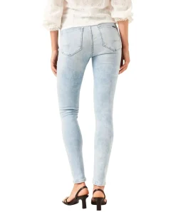 Garcia Jeans Slim Fit Celia 244 in Hellblau mit hohem Bund