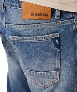 Garcia Maurizio Dad Fit Jeans in Mittelblau
