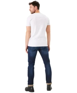 Garcia Rocko 691 Jeans in Dunkelblau mit Straight fit