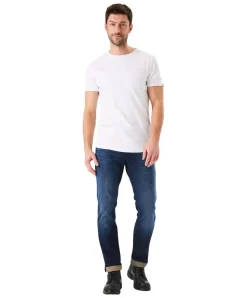 Garcia Rocko 691 Jeans in Dunkelblau mit Straight fit