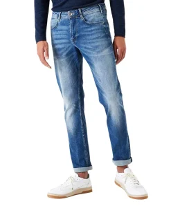 Garcia Rocko Slim fit Jeans in blauer Vintage-Waschung