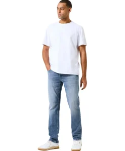 Garcia Rocko Straight Fit Jeans in Mittelblau