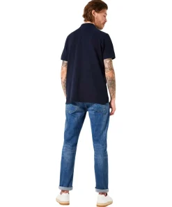 Garcia Savio Jeans Slim Fit in mittelblauem Used-Look