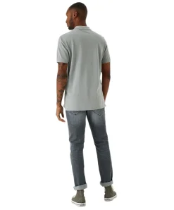 Garcia Savio Jeans Slim Fit in grauer Used Optik