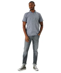 Garcia Savio Jeans Slim Fit in grauer Used Optik