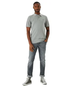 Garcia Savio Jeans Slim Fit in grauer Used Optik