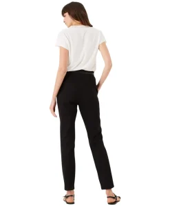 Garcia Stoffhose in Schwarz mit Stretch
