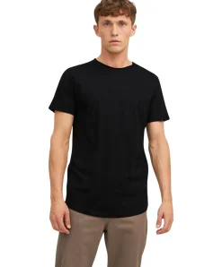 Jack & Jones Bio Baumwolle T Shirt Basher Tee in Schwarz