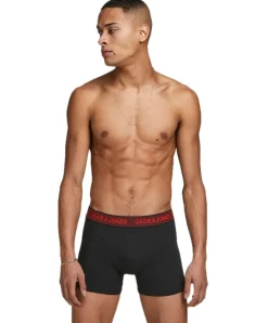 Jack & Jones Boxershorts (3 Stück) mit schwarzem Webbund