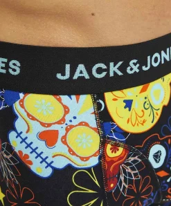 Jack & Jones Boxershorts im 3er Pack mit Schriftzug am Bund