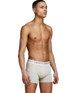 Jack & Jones Boxershorts Mehrfarbig mit elastischem Bund im 3er-Pack