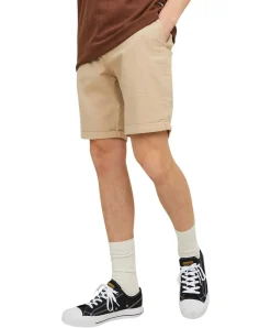 Jack & Jones Chino Shorts Fury in beigem Dune